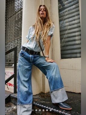 We the Free Final Countdown Cuff Jeans